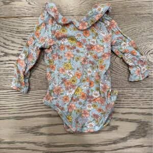 Angel Dear Floral Baby Onesie